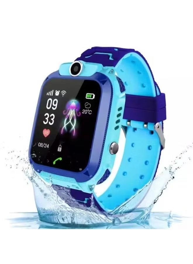 نابي ساعة نابي للأطفال من سن 3 إلى 12 عامًا، شاشة تعمل باللمس، كاميرا دردشة صوتية، عمر بطارية طويل، مقاومة للماء، أفضل هدية للأطفال، ساعة ذكية للأولاد والبنات (أزرق) - Image 2