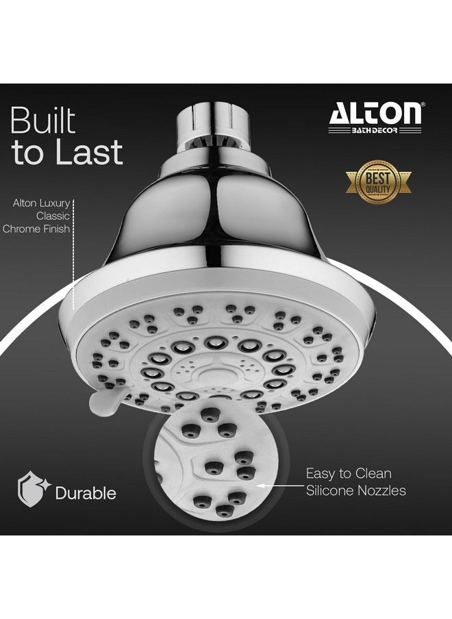 ALTON SHR22310 ABS, 4-INCH, 5-Function Overhead Shower | Mist Flow Bathroom Shower (Chrome) - pzsku/ZA75EB0955A765B336721Z/45/_/1740982511/40388d36-6e72-41e1-b4dd-cce805fc47ca