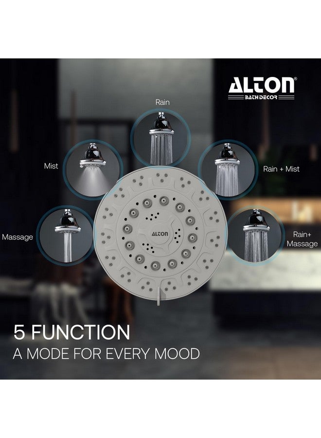 ALTON SHR22310 ABS, 4-INCH, 5-Function Overhead Shower | Mist Flow Bathroom Shower (Chrome) - Image 3