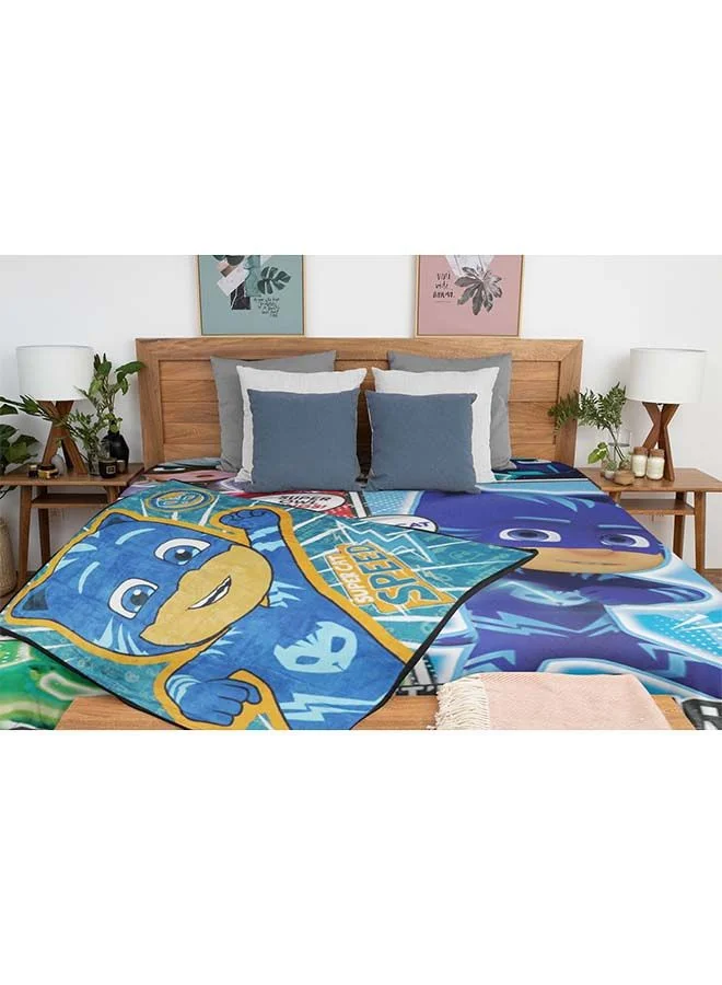 Trucare  Habsro PJ Masks Coral Fleece All-Season, Ultra Soft, Fade Resistant Blanket for Kids for Kids | Best Price UAE