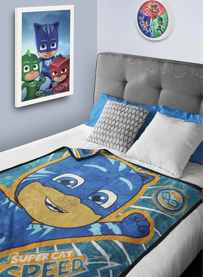 HASBRO - GAMING Habsro PJ Masks Coral Fleece All-Season, Ultra Soft, Fade Resistant Blanket for Kids  - Image 1