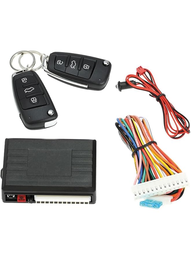 Generic Universal Car Door Lock System With Central Locking Kit And Keyless Entry Including Smartphone App For Easy Control And Led Flashing Alert Universal Car Door Lock System  - Image 3