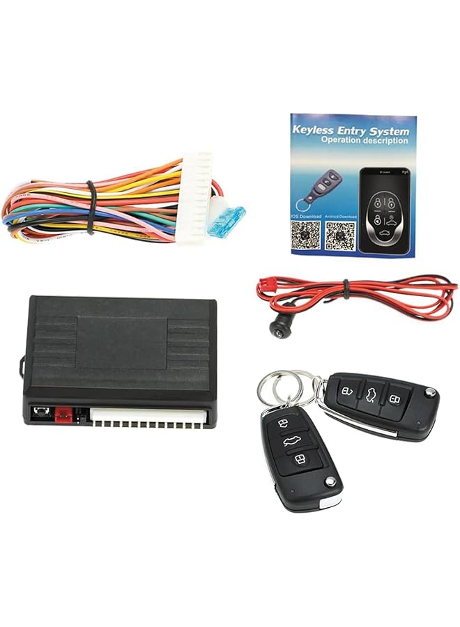Generic Universal Car Door Lock System With Central Locking Kit And Keyless Entry Including Smartphone App For Easy Control And Led Flashing Alert Universal Car Door Lock System  - Image 4