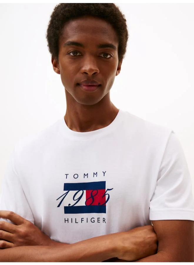 تومي هيلفيغر Flag Graphic Jersey T-Shirt