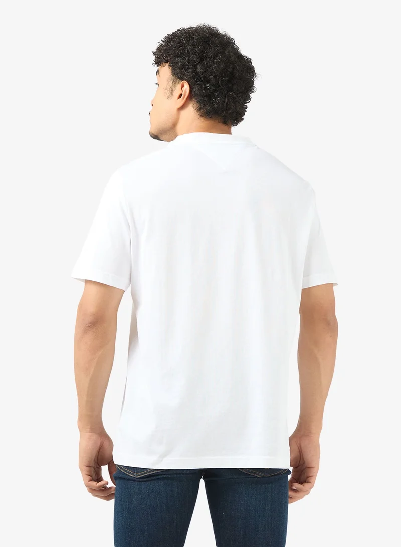 تومي هيلفيغر تيشيرت جيرسي برسومات علم