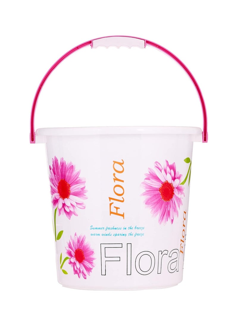 NAYASA - Boon Bucket 25L – Durable Printed Plastic Bucket in Assorted Colors - Image 1