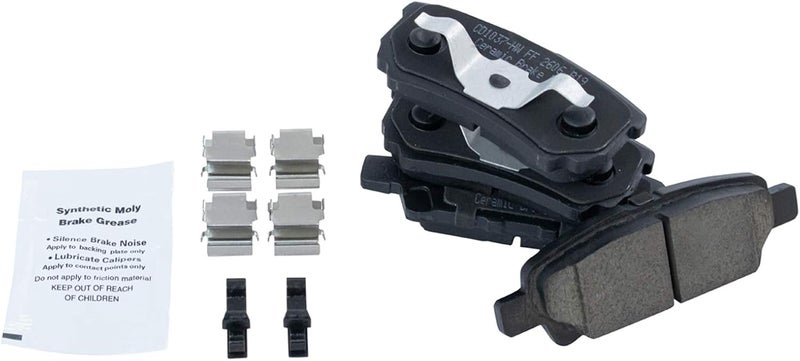 TRQ Rear Brake Pad & Rotor Set Ceramic G Coated Compatible with 2007-2017 Jeep Patriot Compass 2008-2014 Dodge Avenger Caliber 2011-2014 Chrysler 200 2007-2010 Sebring 2008-2017 Mitsubishi Lancer - Image 5