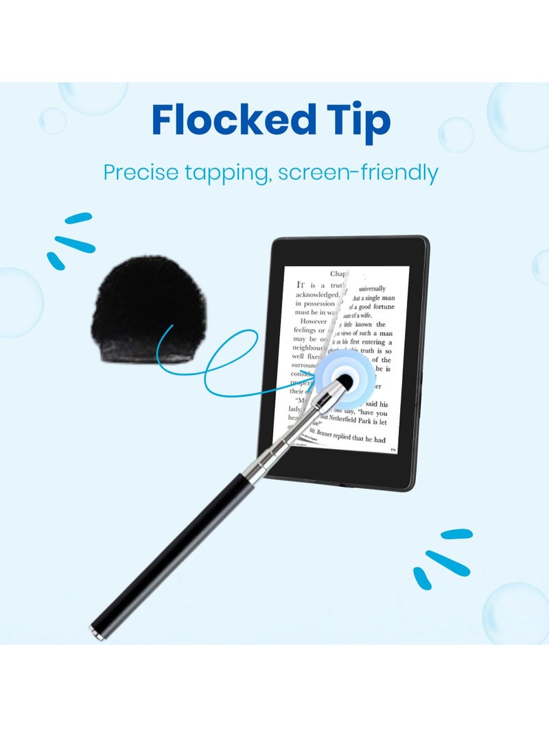 Excefore Page Turner for Kindle Paperwhite Oasis Reading, Kindle Clicker Expandable Pen for eBook, E-Reader Remote Control Page Turner for iPad, and More Touchscreen - Image 5