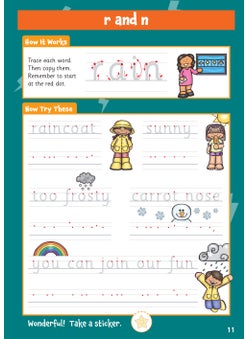 10 Minutes a Day Handwriting for Ages 5-7 (with reward stickers)  - Image 4