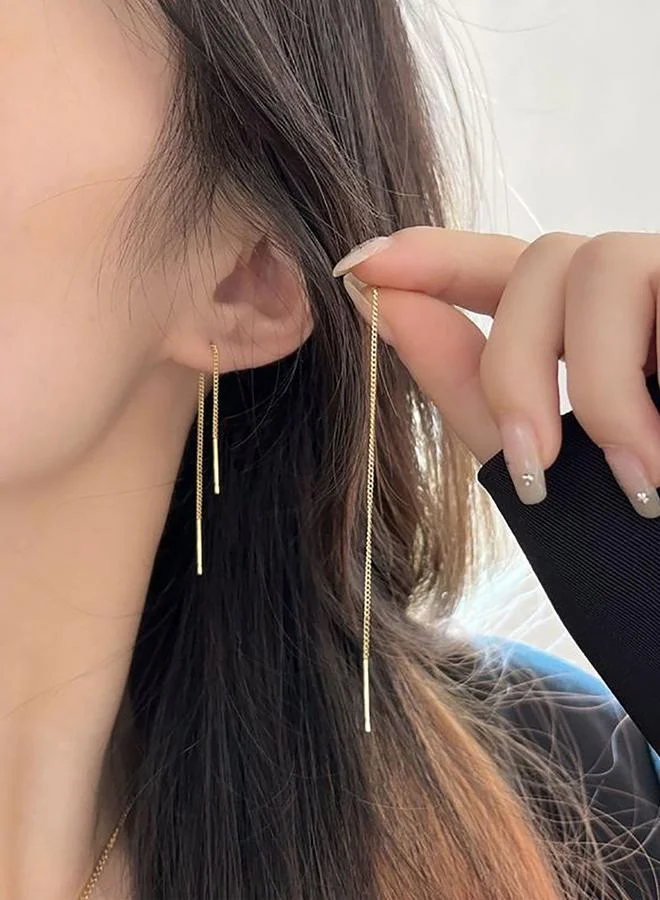 تايك تو Plain Threader Earrings