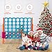 COSTWAY Jumbo 4toScore Giant Game Set 4 in A Row for Kids and Adults 35FT Tall Indoor Outdoor Set with 42 Jumbo Rings  QuickRelease Slider Ideal for Holiday Party Family Baby Blue - Image 4
