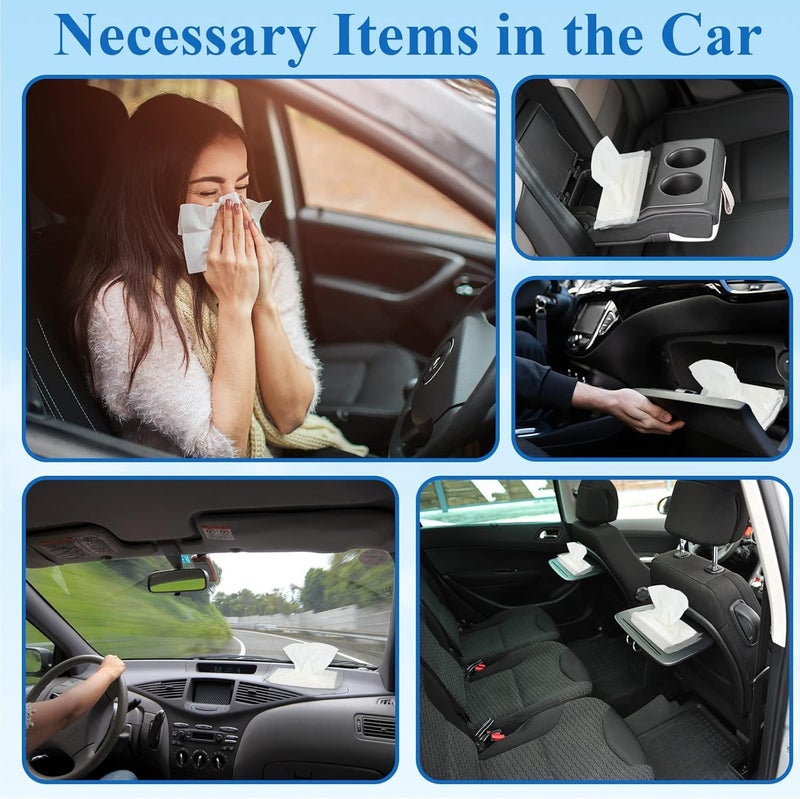 BIRDLINE Car Tissue Paper Refill for Dispenser Box | Disposable, Ultra-Soft And Smooth Facial Tissues | 2-Ply Facial Napkin Refills For Car Visor Tissue Holder | (100 Pulls). (200 TISSUE PAPER) - Image 5