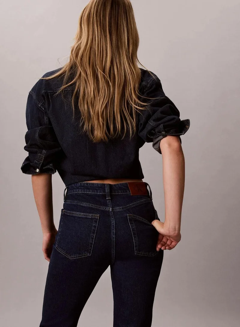 Calvin Klein TRUE INDIGO The Brooke Straight Jeans for Women | Best Price UAE