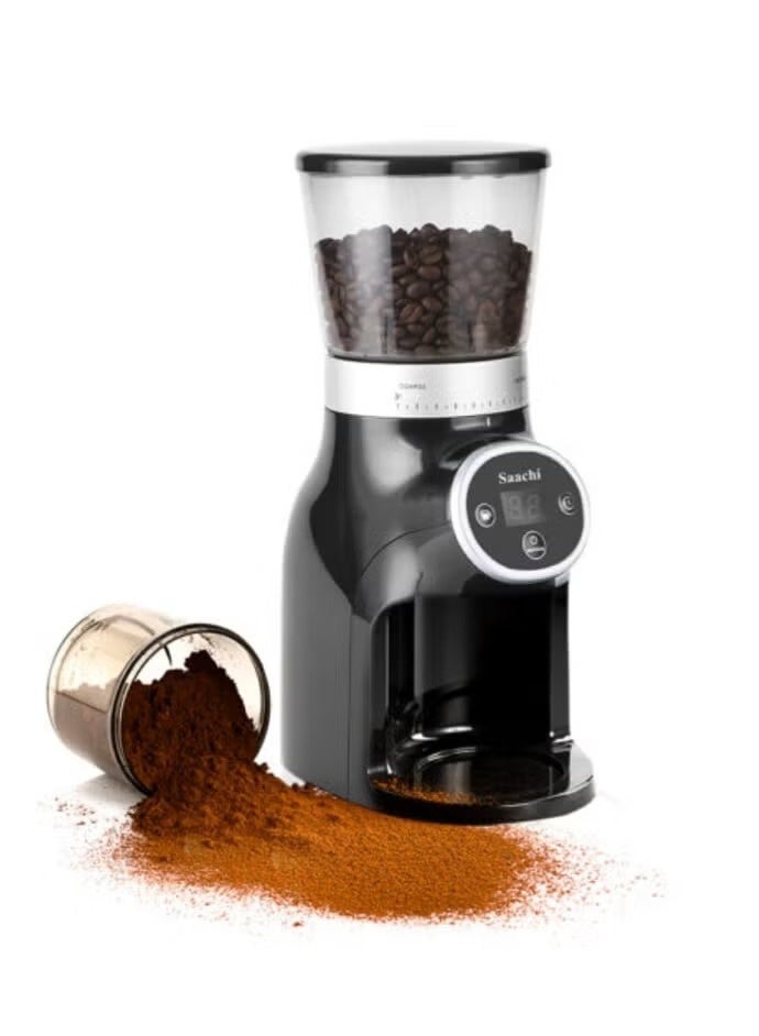 Saaachi Saachi Coffee Grinder Spices & Herbs with 31 Grind Settings, Energy Saving Mode and Anti-Splash System for Easy Cleaning NL-CG-4966 - Image 1
