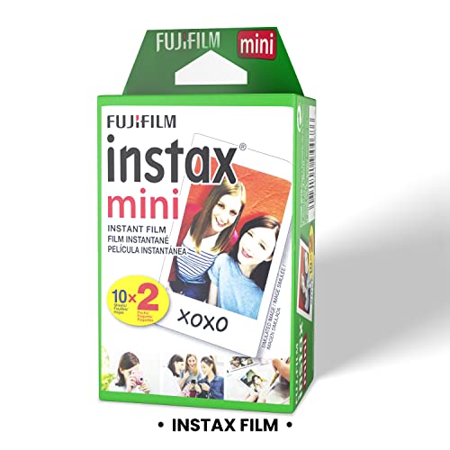 Moshify Fujifilm Instax Mini Film - Fuji Film Instant Film - Twin Pack (20 Sheets) - Bundled with Moshify 20 Colorful Sticker Frames - Image 2