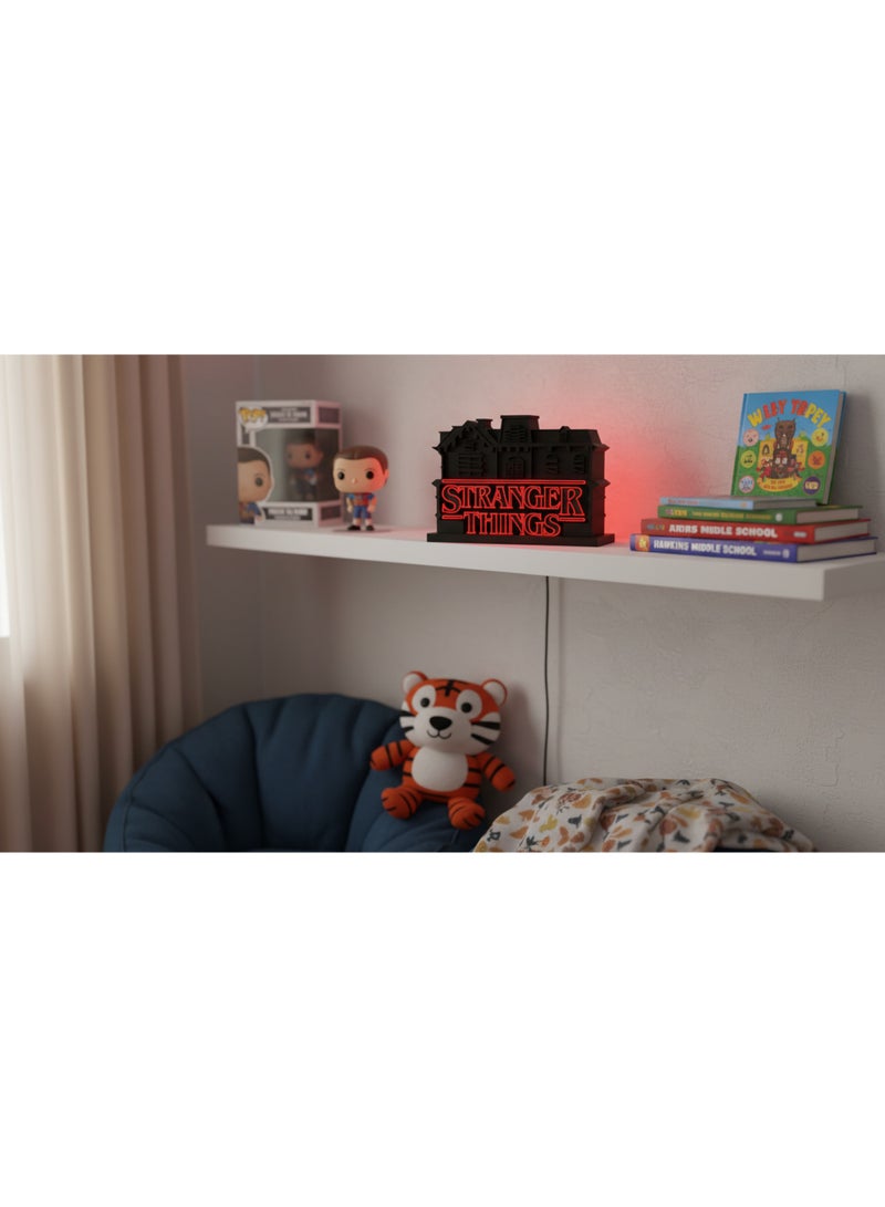 OUT OF BOX Horror House LED Night Light, Haunted House Decorative Lamp, USB Powered Ambient Lighting for Bedroom, Gaming Room, Desk and Home Decor - Image 2