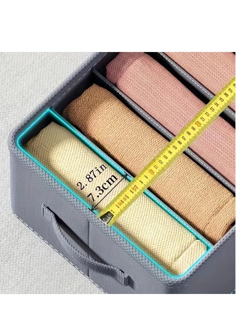 DUNISO - Wardrobe Clothes Organizer,Multifunctional Foldable Storage Box without Lid，Moisture and Mold Prevention，for Storing Shirts, T Shirts, Socks, Underwear, Documents - Image 1