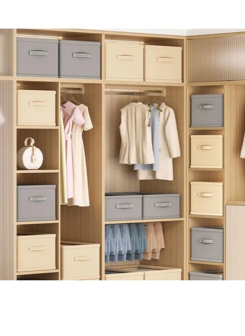 DUNISO - Wardrobe Clothes Organizer,Multifunctional Foldable Storage Box without Lid，Moisture and Mold Prevention，for Storing Shirts, T Shirts, Socks, Underwear, Documents - Image 1