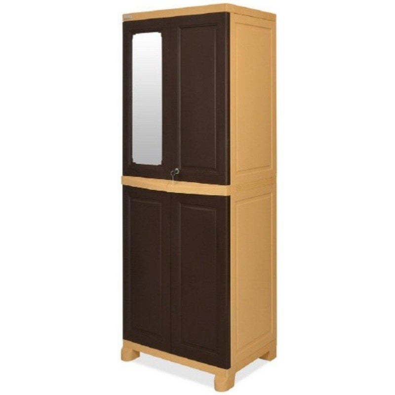 NILKAMAL Nilkamal Freedom Big 1 FB1M Plastic Big Mirror Cabinet for Storage3Years WarrantySpace Clothes OrganizerShelvesCupboardWardrobeLiving RoomAdult Kidsfor Home KitchenOffice  - Image 4