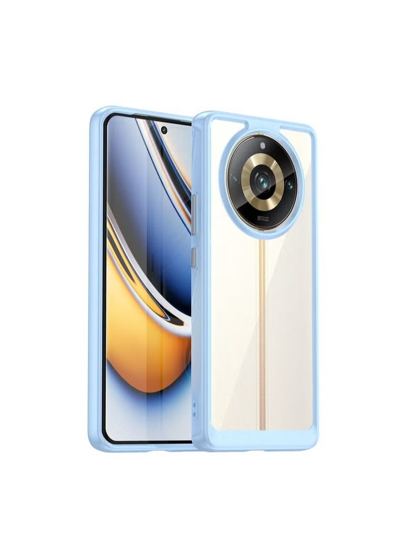 X-level Realme 11 Pro Plus 5G Clear Case Soft Flexible Silicone TPU Shockproof Protective Transparent Rubber Back Cover with Anti-Fall Anti-Scratch Compatible for Realme 11 Pro Plus 5G  - Image 1