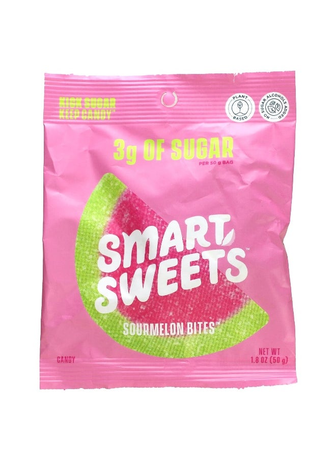 SmartSweets SmartSweets, Sourmelon Bites, Watermelon, 1.8 oz (50 g)  - Image 1