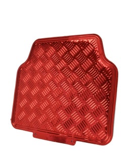 California formula-T Car Mats Metallic  Red 4 Pieces  - Image 3