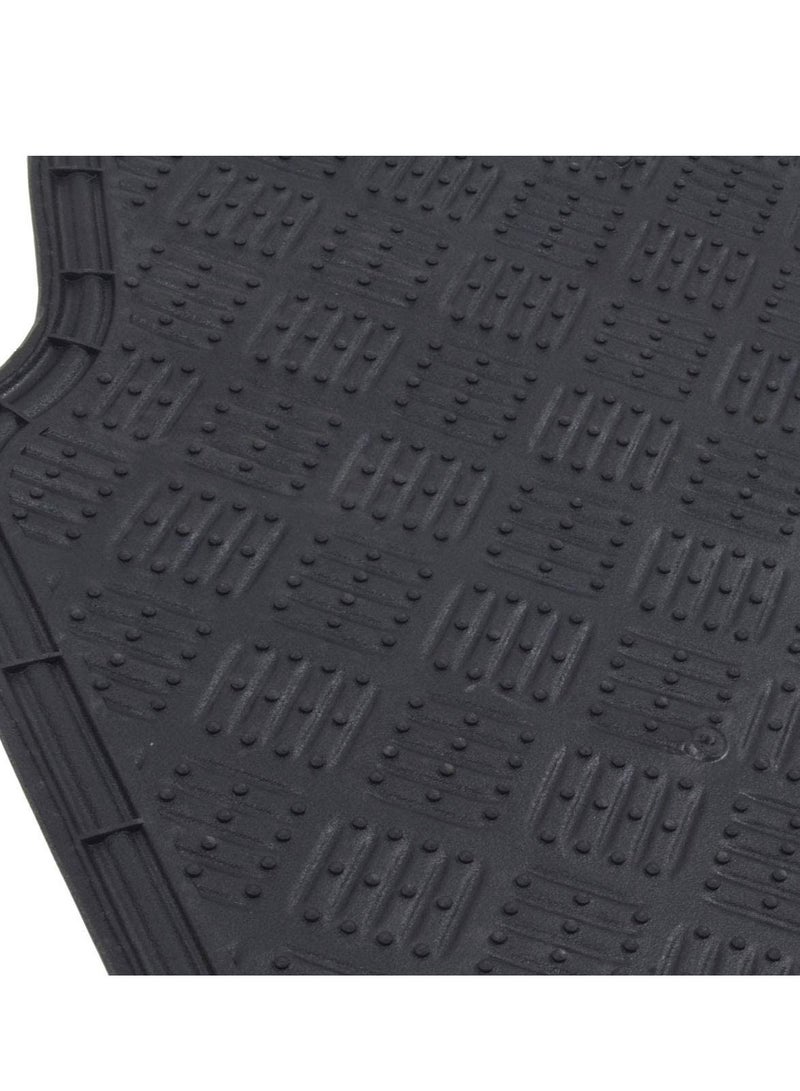 Car Mats Metallic  Red 4 Pieces