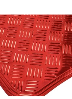 California formula-T Car Mats Metallic  Red 4 Pieces  - Image 4