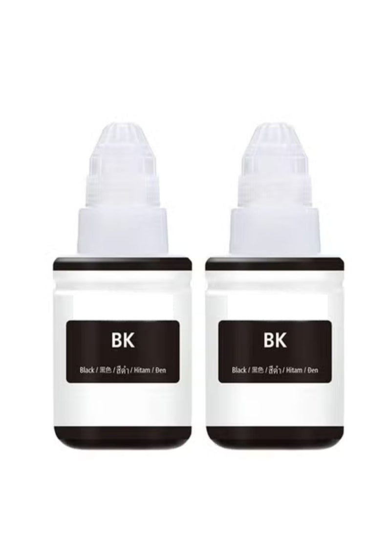 Terabyte خراطيش حبر متوافقة GI-490 PGBK لكانون (GI490PGBK) (أسود) 2PCS - Image 1