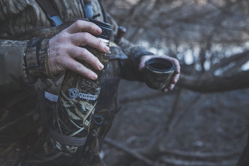 Cupped Waterfowl 1 Liter Hot/Cold Camo Thermos | Realtree MAX-7 Camo - Image 3