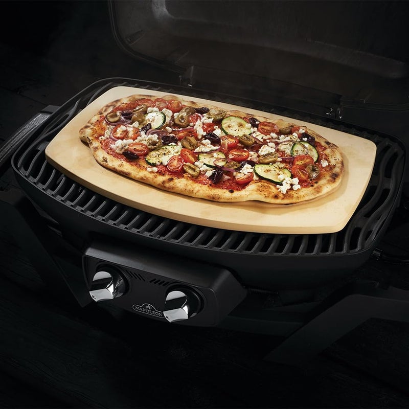 Napoleon BBQ Grill Accessory, TravelQâ„¢ Pizza Stone, 12", Use In BBQ Grill or Oven - Image 2