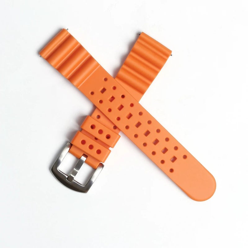 Bluejw Soft Silicone Watch Band Quick Release, Sport Replacement Watch Strap Adjustable for Men Women, 18mm 20mm 22mm 24mm - Image 4