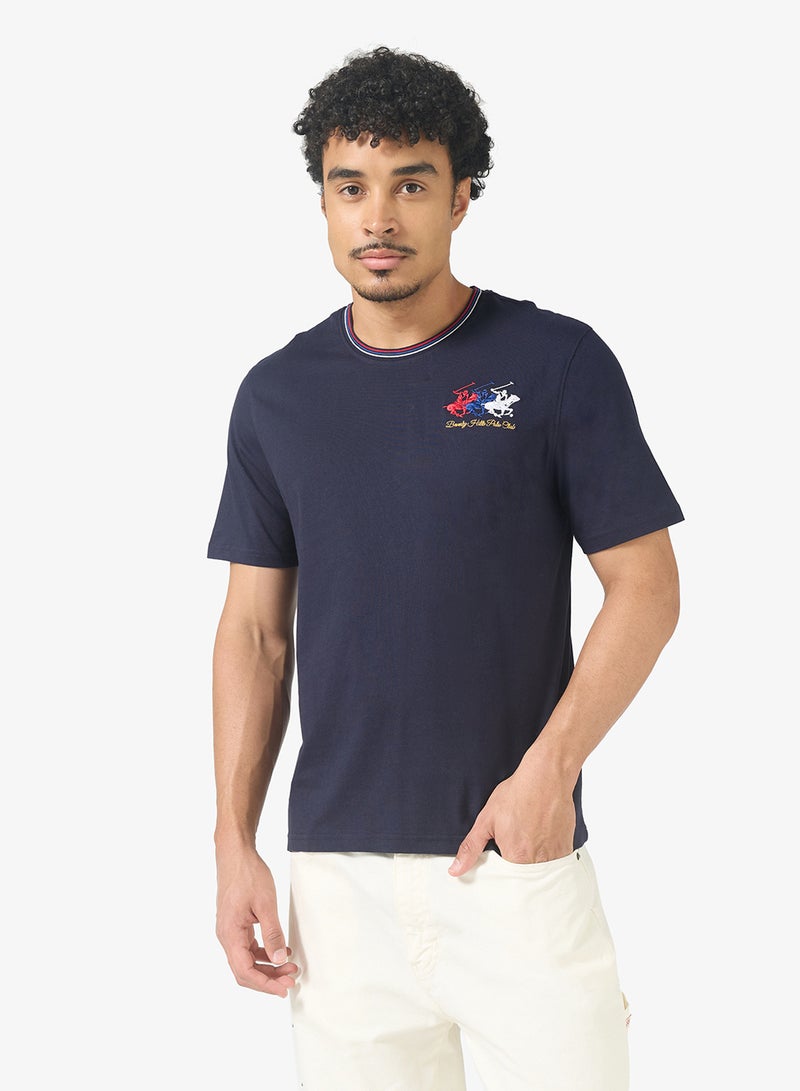 BEVERLY HILLS POLO CLUB Logo Crew Neck T-Shirt - Image 1