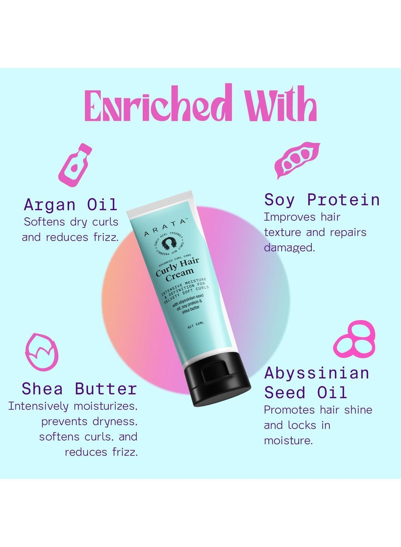 Arata Curly Hair Cream 50ml - Image 2