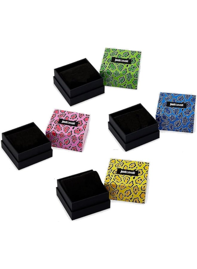 Just Cavalli ساعة أنالوج فضية بتصميم ثعبان للنساء من جاست كافالي - JC1L208M0035 - Image 5