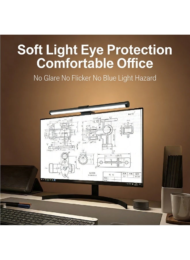 FDTY 17.4in Computer Light Bar with RGB Backlight -  Stepless Dimming, Eye Care, Multiple Color Modes, Anti-Glare Desk Lamp for Home and Office（2700K to 6100K） - Image 5