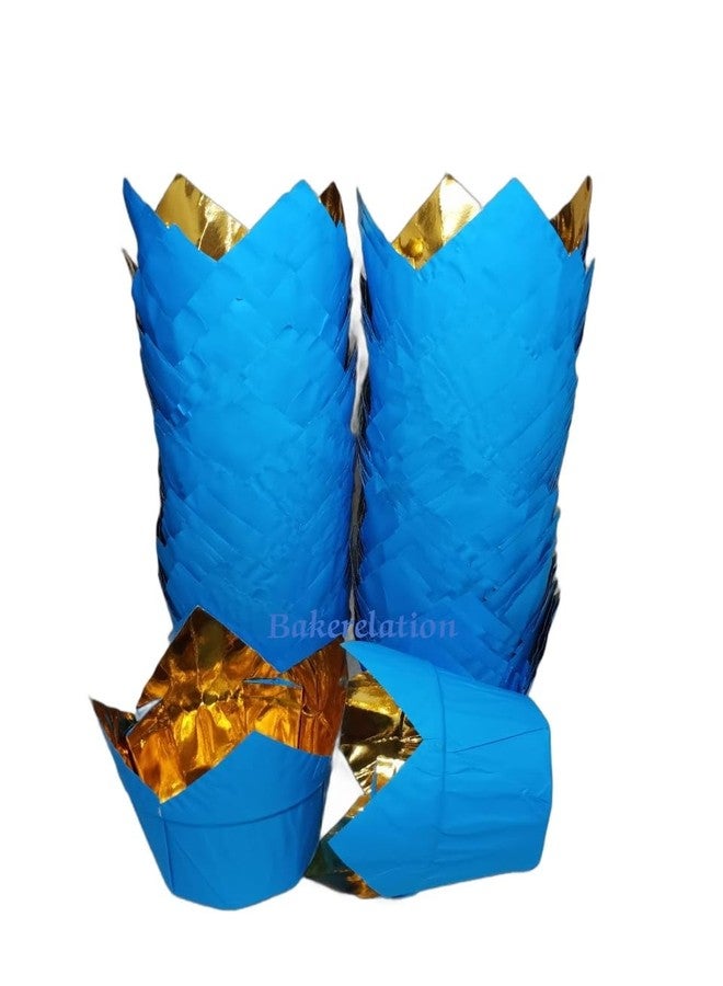 Bakerelation Tulip Cup Cake Liners Multiple Colours Golden Tulip Cup Cake Liners 100pcs - Image 5