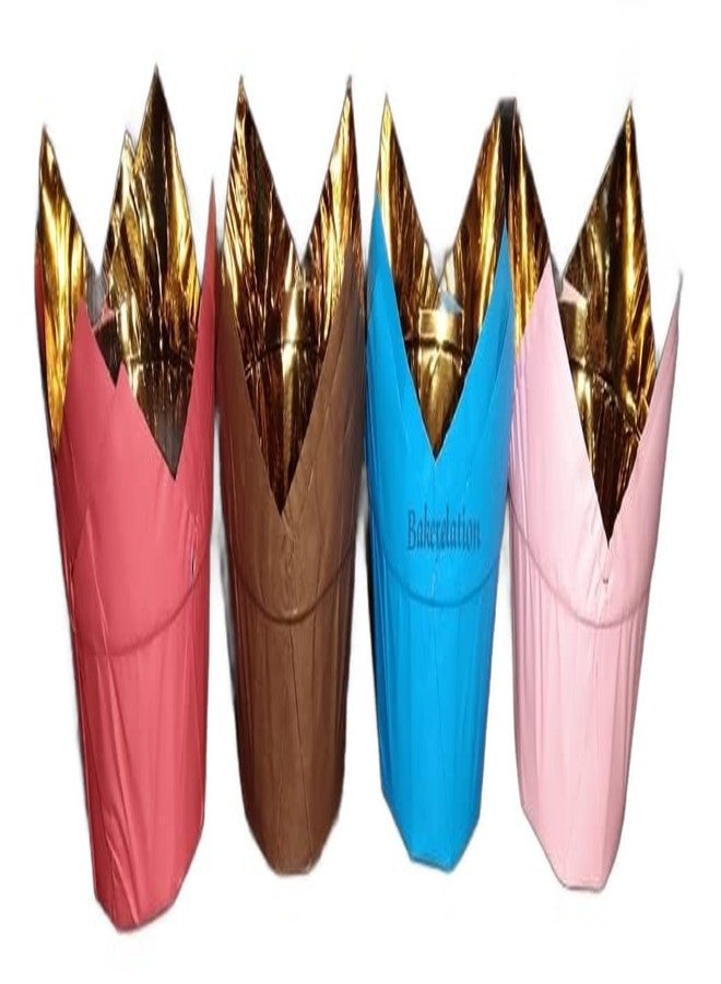 Bakerelation Tulip Cup Cake Liners Multiple Colours Golden Tulip Cup Cake Liners 100pcs - Image 1