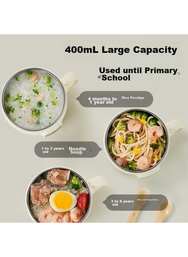 Snow Bear Snowbear Children's Constant Temperature Bowl, Baby Food Smart Insulated Bowl Without Water Filling, For School Use, Hl-6020plus - Image 2
