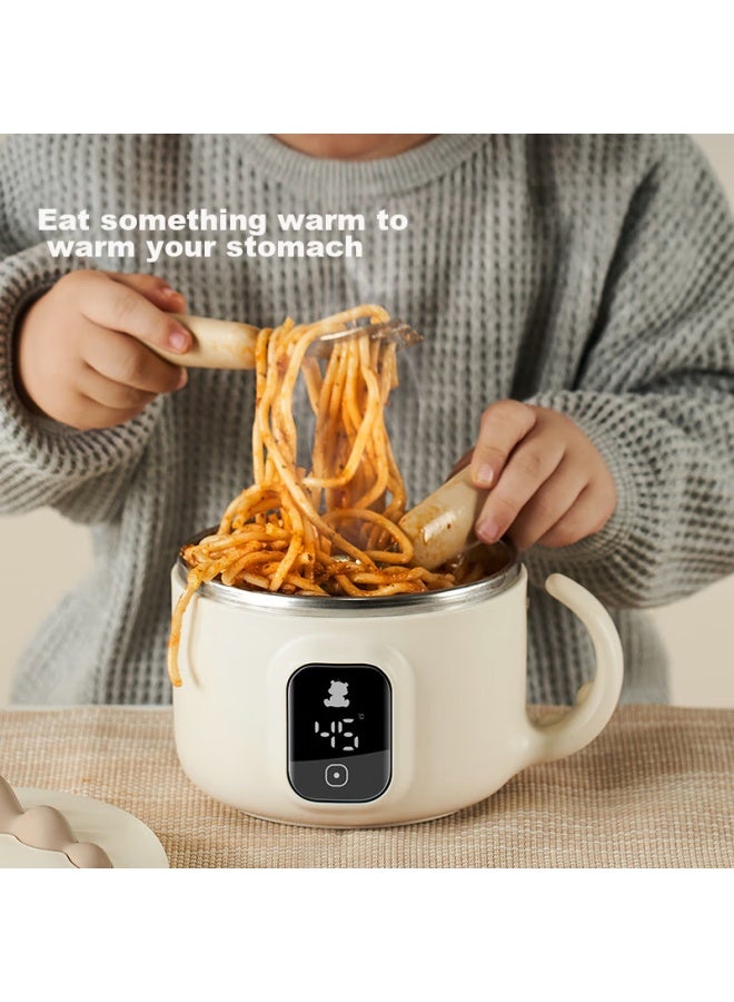Snow Bear Snowbear Children's Constant Temperature Bowl, Baby Food Smart Insulated Bowl Without Water Filling, For School Use, Hl-6020plus - Image 4