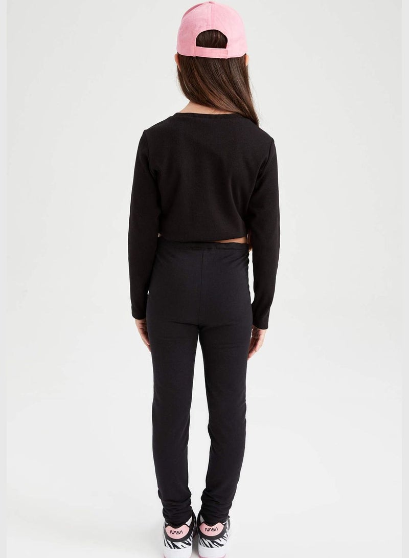 DeFacto 2 Pack Girl Knitted Leggings - Image 4