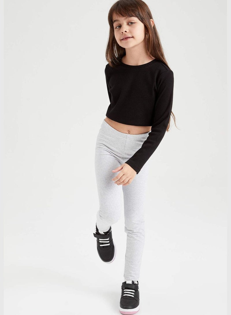 DeFacto 2 Pack Girl Knitted Leggings - Image 3
