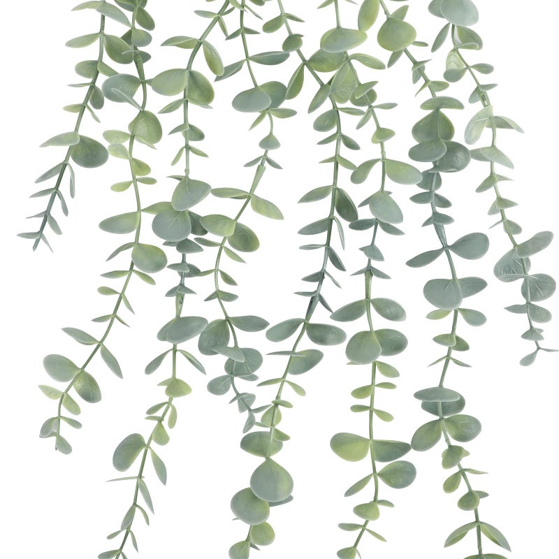 COCOBOO 2 Pcs Artificial Eucalyptus Plants Shelf Hanging Fake Plant in Pot for Wall Bedroom Home Patio Indoor Outdoor Decor - Image 3