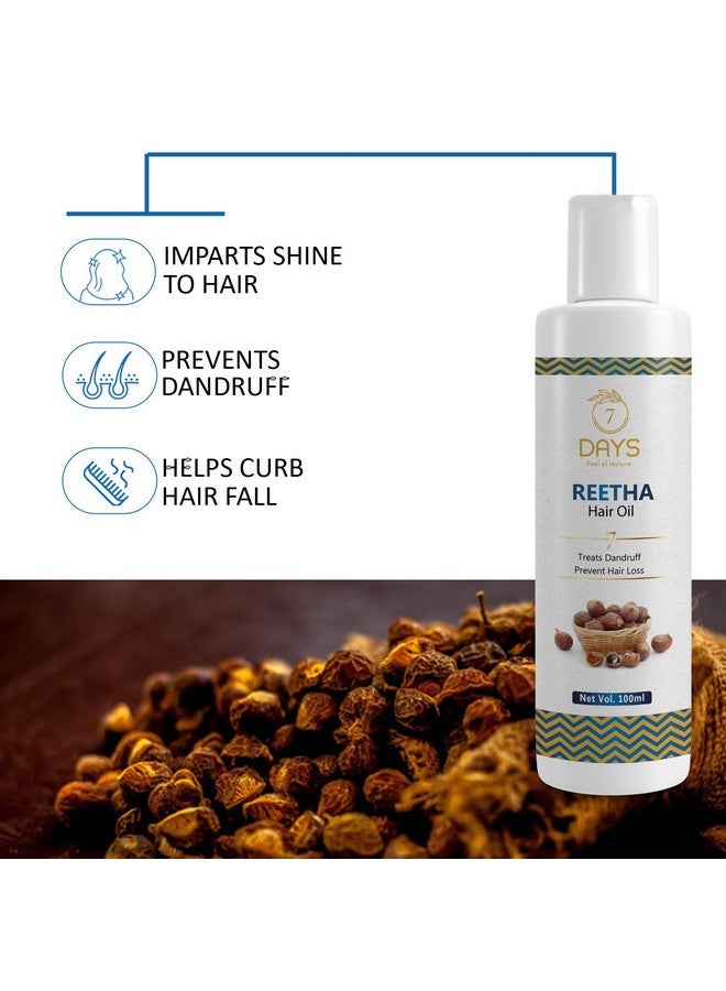7 Days Reetha Onion Shikakai Bhringraj Amla Hair Oil for Men & Women |100% Natural Oils and Herbs - Promotes Hair Growth & Controls Hair Fall (100 Ml) - Image 4