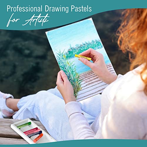 EXTRIC Oil Pastels 36 Colors - Art Supplies for Kids and Artists, Soft Crayons - Image 4