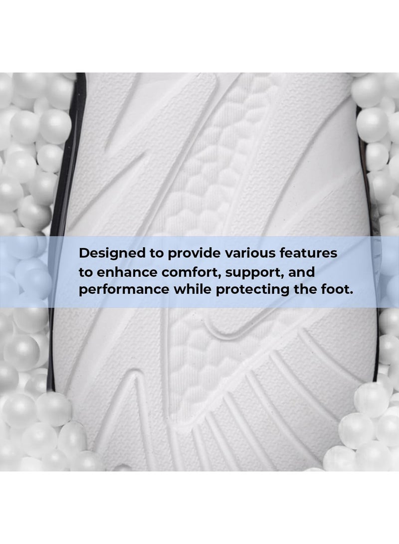 Vector X Defence Running/Jogging Shoe | Size: 7 UK/ 8 US/ 41 EU | Material: Mesh | For Men & Boys | Lightweight | Durable and Flexible | Comfortable | Non Slip | Breathable Mesh | Full Lace Fastening  - Image 4