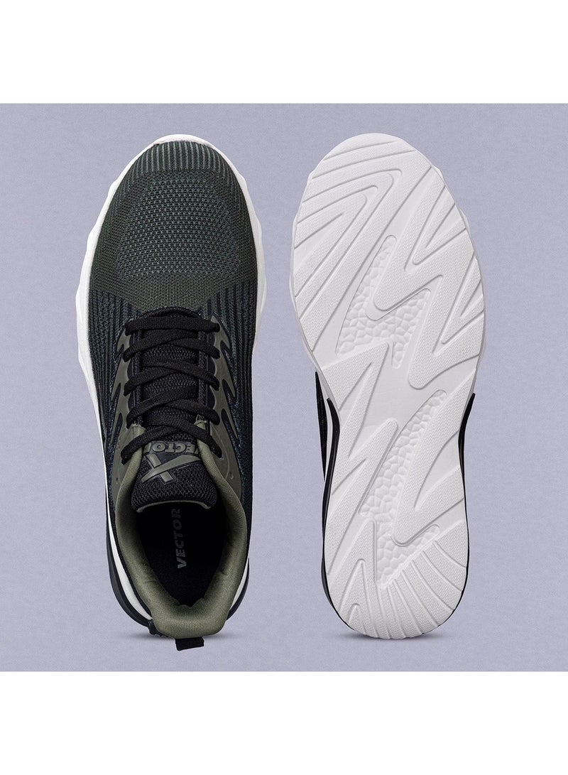 Vector X Defence Running/Jogging Shoe | Size: 7 UK/ 8 US/ 41 EU | Material: Mesh | For Men & Boys | Lightweight | Durable and Flexible | Comfortable | Non Slip | Breathable Mesh | Full Lace Fastening  - Image 5