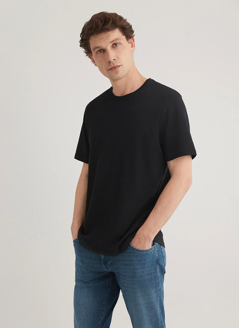 MAVI Black Basic T-Shirt