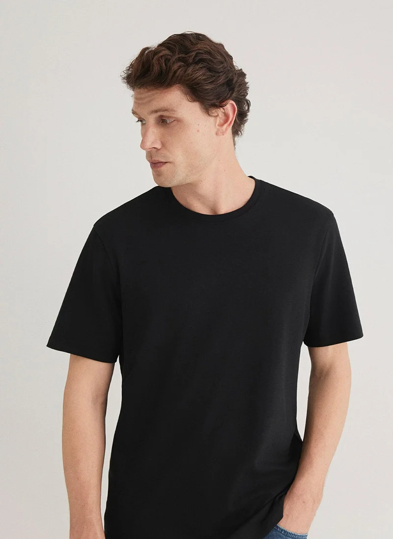 MAVI Black Basic T-Shirt