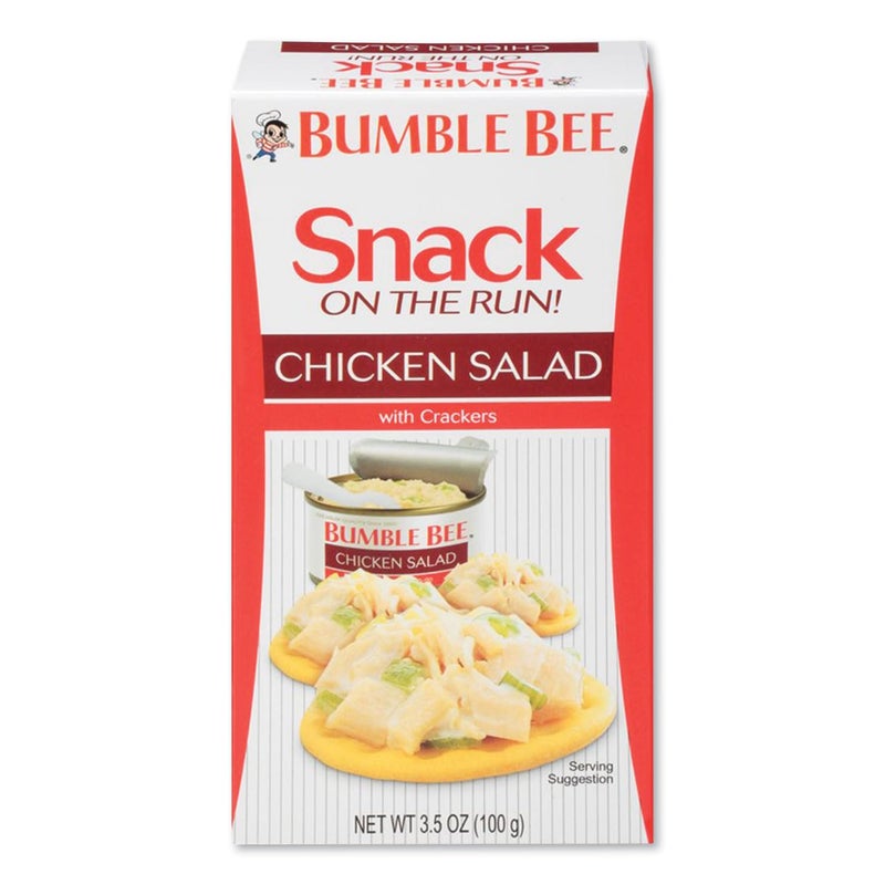 BUMBLE BEE Snack on the Run Chicken Salad with Crackers Pack of 12  35 oz kit